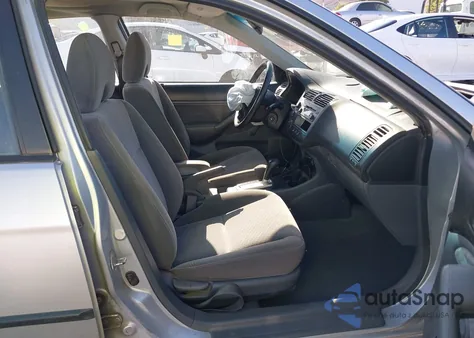 2004 Honda Civic Vp from USA, damaged, VIN 2HGES16364H588741